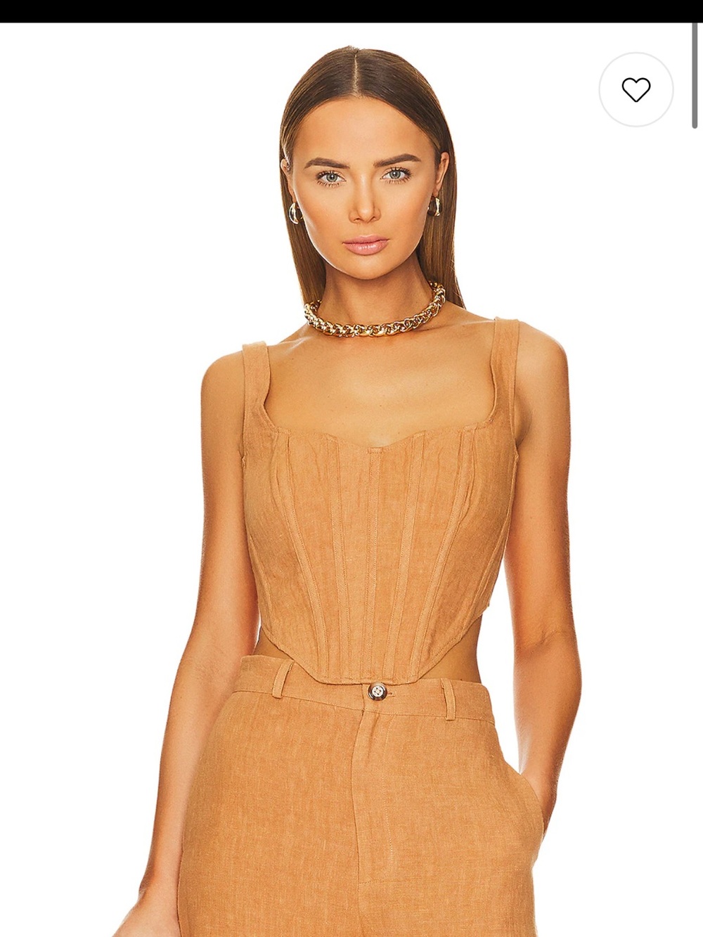 Bardot corset top